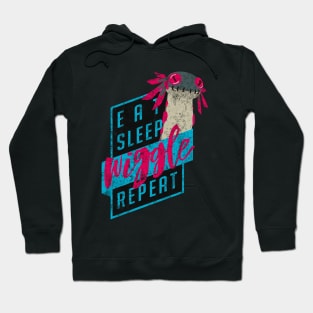 Eat. Sleep. WIGGLE. Repeat. - Vintage Hoodie